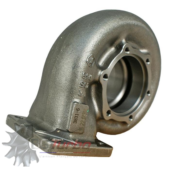 PIECES DETACHEES - NEUF - CARTER TURBINE - TURBINE HSG KIT 0.95 A/R DIV T4 / V-BAND - 740902-0125 - GBC35-700 Roue compresseur taillée masse inducer 58/exducer 76mm. CHRA sur paliers, butée 360°carter échappement T3 ou T4. Jusqu'à 700cv.
